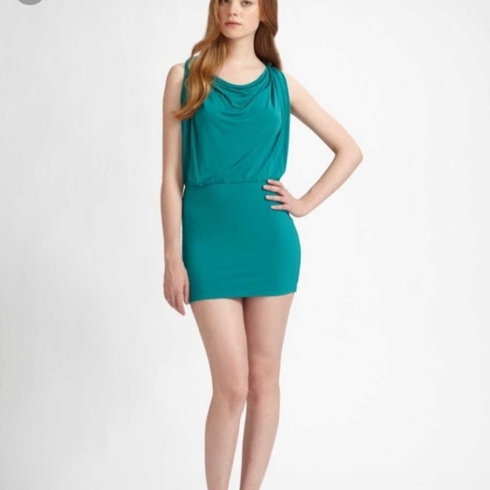 NWOT BCBGMaxAzria Emerald Bodycon Party Dress
